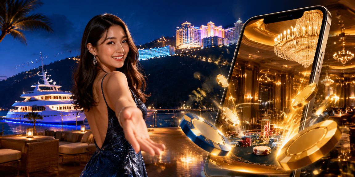 Pemain di Genting Highlands log masuk ke platform kasino 323 melalui telefon pintar