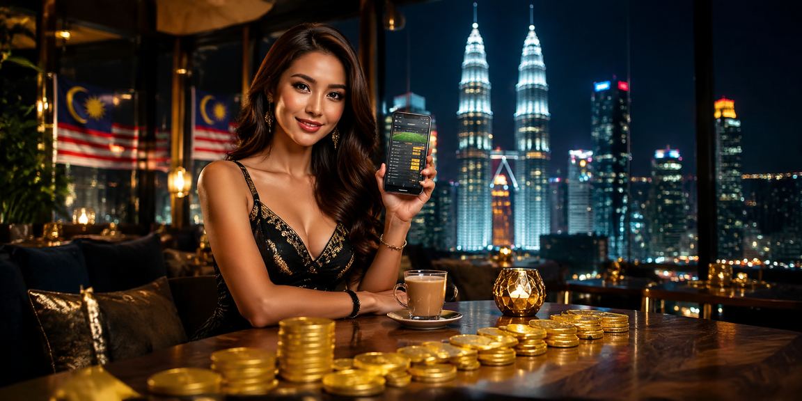 Pemain Kuala Lumpur menggunakan telefon pintar untuk akses kasino dalam talian 323